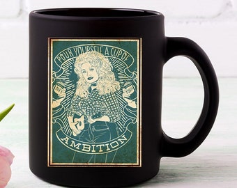 mug funny by Robertmiab |  Vintage Pour Yourself A Cup Of Ambition Dolly Parton mugs - 2021 halloween gift