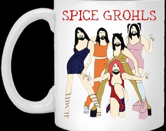 mug funny by Robertmiab | Happy Mother&#39;s Day - SPICE GROHLS mug coffee - funny mug 11oz