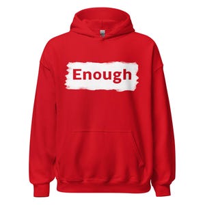 EDGY ENOUGH Hoodie – Women’s Mental Health Sweatshirt | Empowering Self-Love Gift | Affirmation Hoodie | Positive Message Apparel