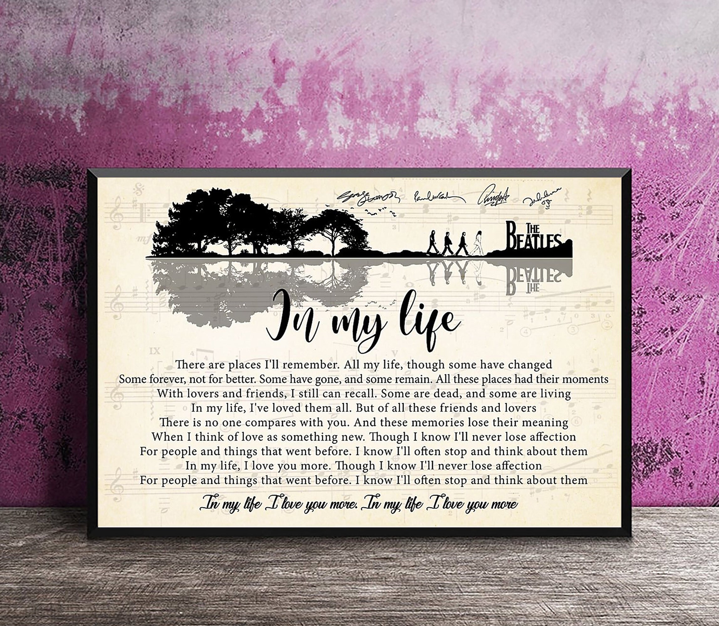 Lyrics There Are Places I Remember