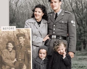 Old Photo Restoration | Restore Damaged Photos | Photo Repair & Colorization Service | Digital Download