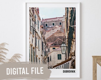 Dubrovnik Photography | Custom Balkan Wall Prints | Printable Art | Digital Download | Funny, Humour | Croatian | Hrvatska | Croatia