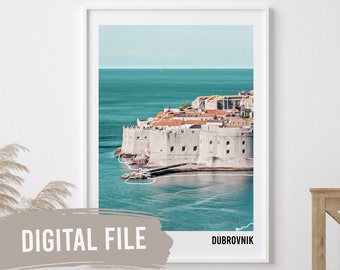Dubrovnik Fotografie | Benutzerdefinierte Balkan Wand Drucke | Druckbare Kunst | Digitaler Download | Lustig, humor| Kroatische | Hrvatska | Kroatien