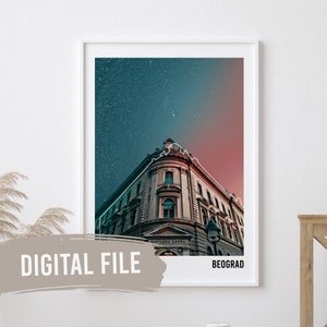 Beograd Photography | Custom Balkan Wall Prints | Printable Art | Digital Download | Funny, Humour | Serbian | Serbia | Srbija