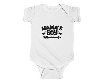 Mamas boy - Infant Fine Jersey Bodysuit