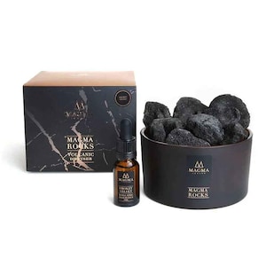 Personalized Gift MAGMA ROCKS Smokey Velvet Volcanic Rock Scent Gift Room Fragrance Diffuser