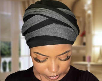 Head Wrap/ Hair Scarf /Turban/ Soft Stretch Tie / Hijab/ Headwear/ Knit Jersey head wrap/Chemo Scarf/Alopecia Scarf/Beanie Cap