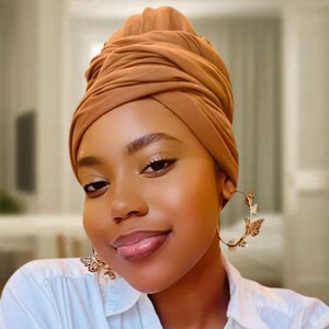 Head Wrap/ Hair Scarf /Turban/ Soft Stretch Tie African Hijab/ Headwear/ Knit Jersey head wrap/Chemo Scarf/Alopecia Scarf/Hijab