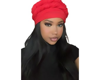 Crinkle Cotton Head Wrap | Lightweight Chemo Scarf, Hijab Shawl