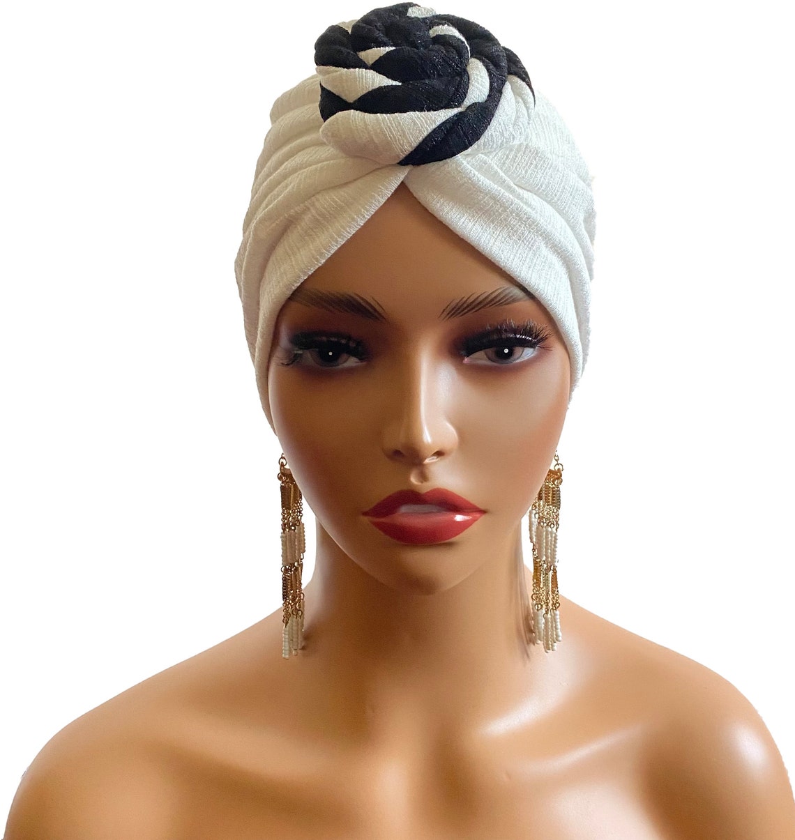 Headwrap Pretied Turban for Women. Adult Head Wrap. Pre Tied Etsy UK