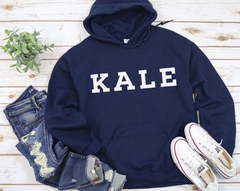 KALE HOODIE Sweatshirt sweater hooded Black Vegetarian Organic Birthday Gift Tee KALE HOODIE Sweatshirt sweater hooded Black Vegetarian Organic Birthday Gift Tee