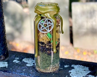 Money Spell Jar | Money Spell | Prosperity Jar | Wealth Spell | Spell Jar | Witch Gift | Money Magick | Money Spell Bottle | Witchcraft