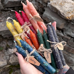 Dressed 6&quot; Spell Candles | Spellwork Candles | Witchcraft Supplies | Candle Magick | Witch Candles | Witchcraft Candles | Witchcraft Gifts