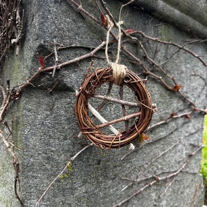 Vijfluik Ornament | Pentagram | Occult decor | Thuisbescherming | Beschermingsmagie | Heksenbescherming | Houten pentagram | Occult | Hekserij: