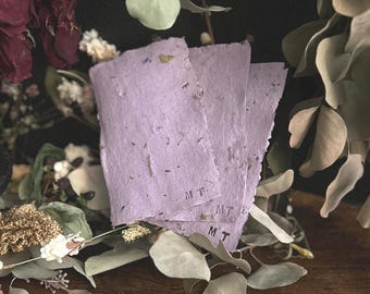 Manifesting Intention Papers | Handmade Paper | Witchcraft Supplies | Spellwork | Ritual Supples | Witch Altar | Witch | Petition Paper