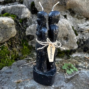 Separation Couple Candle | Breakup Spell | Witchcraft Spells | Witch Candles | Altar Candles | Divorce Spell | Ritual Candle | Cord Cutting