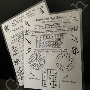Sigil Guide | Sigils | Sigil Magick | Witchcraft Supplies | Beginner Witchcraft | Grimoire | Witchcraft Tools | Sigil Making | Witchcraft