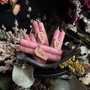 Love Spell Candle | Love Spells | Ritual Candle | Romance Spell | Witchcraft Candle | Witchcraft Supplies | Witch Candle | Dressed Candles