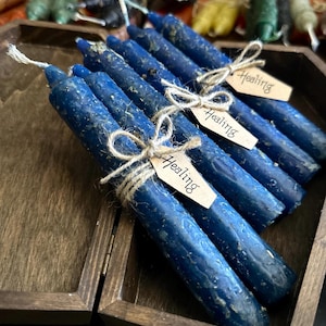 Healing Spell Candles | Healing Spell | Health Spell | Ritual Candles | Witch Gifts | Witchcraft Candles | Dressed Candles | Altar Candles