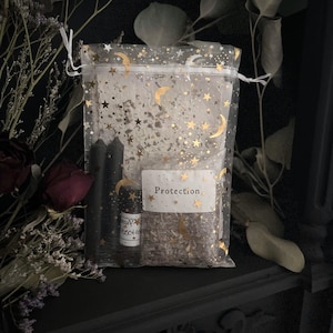 Protection Spell Kit | Witchcraft Supplies | Hex Breaker | Spellwork | Beginner Witch | Witchcraft Tools | Witchcraft