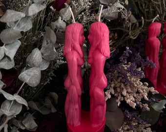 Velas con figuras para parejas de todos los géneros / Hechizos de amor / Velas de brujas / Velas de brujería / Hechizos / Hechizos de reconciliación / Hechizos de "Ven a mí"