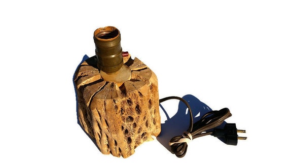 1950's Southwestern Cholla wood table Lamp
