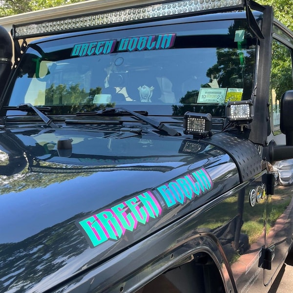 Jeep Name Decal Etsy