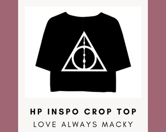 HP inspired CROP TOP