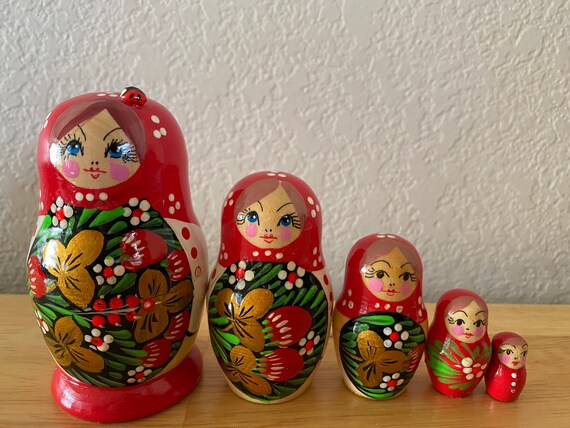 Etsy russian outlet nesting dolls