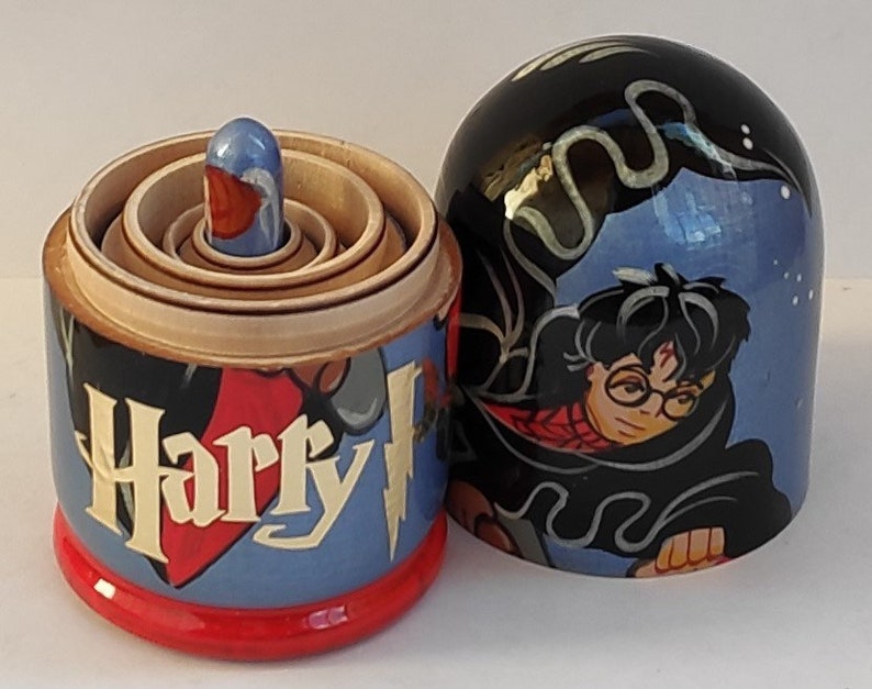 Russian Nesting Dolls Harry Potter 5 Pieces Beautiful Gift or