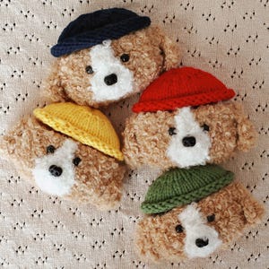 birthday gift Poodle Doodle Teddy Dog with Hat AirPods Cases, Compatible with AirPods Pro Cases cute accessories Mother’s Day gifts