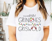 Griswold Christmas Shirt Comes in all sizes and in white Cotton poly blend Great gift for her or Him Griswold Christmas Shirt