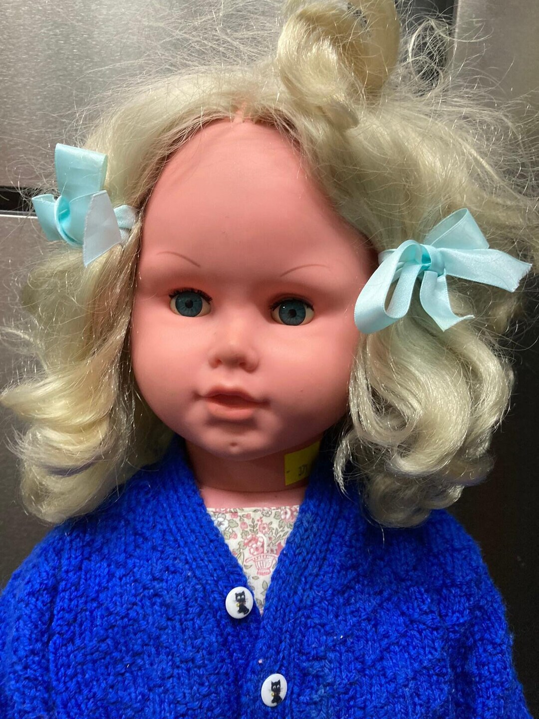 Vintage Plastic Doll Sleeping Eyes england Marked Effe Etsy