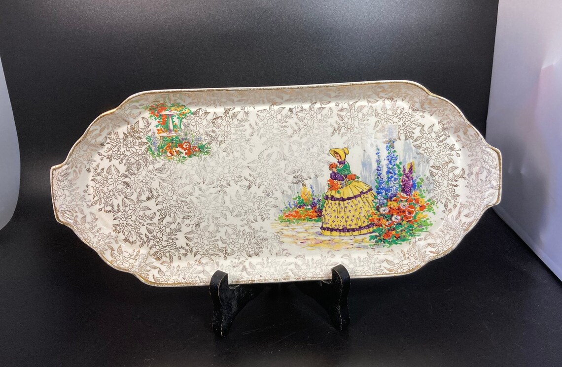 Vintage Empire england Porcelain Serving Tray /plate With Etsy Australia