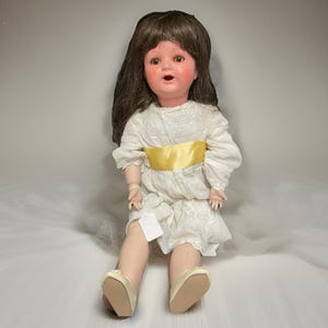 vintage /antique doll with glass eyes,marked Germany , Heubach koppelsdorf 342/0