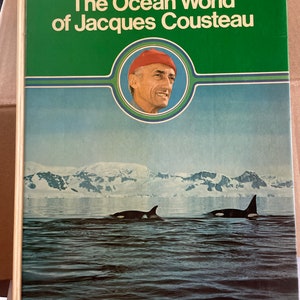 Jacques 楽しく Cousteau's Calypsoのハードカバー：希少本