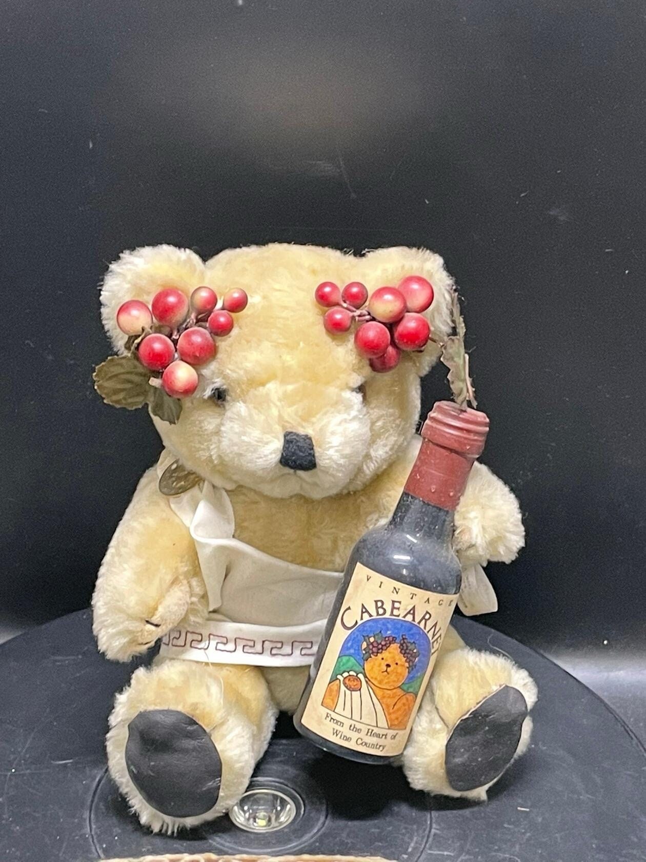 ヴィンテージドール magic bottle bear Vintage Teddy Bear With Bottle - Etsy