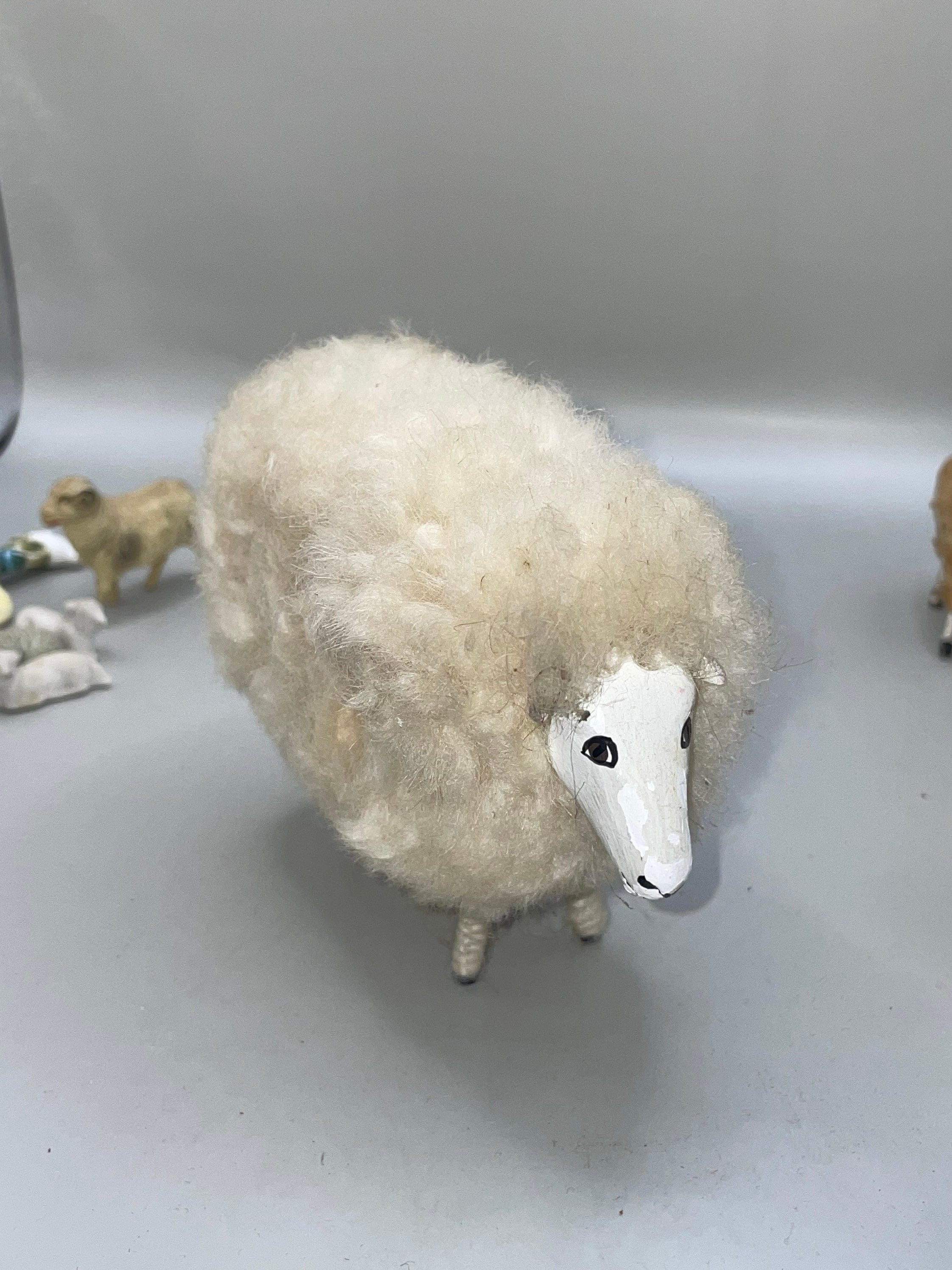 Antique putz sheep - Etsy 日本