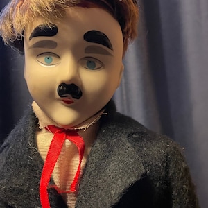 Charlie Chaplin Doll - Etsy Charlie Chaplin Doll - Etsy