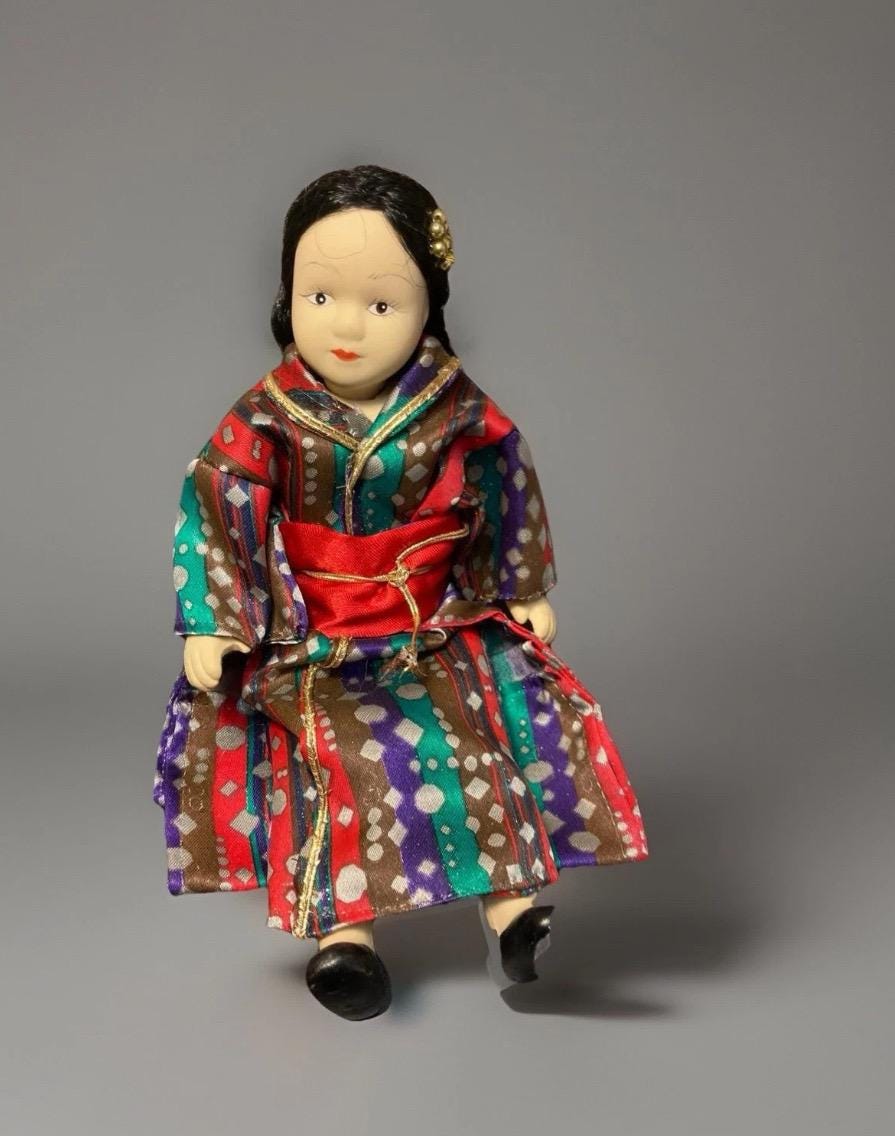 MPK Dolls of the World “1” Japan Porcelain Doll Kimono H21.5cm - Etsy