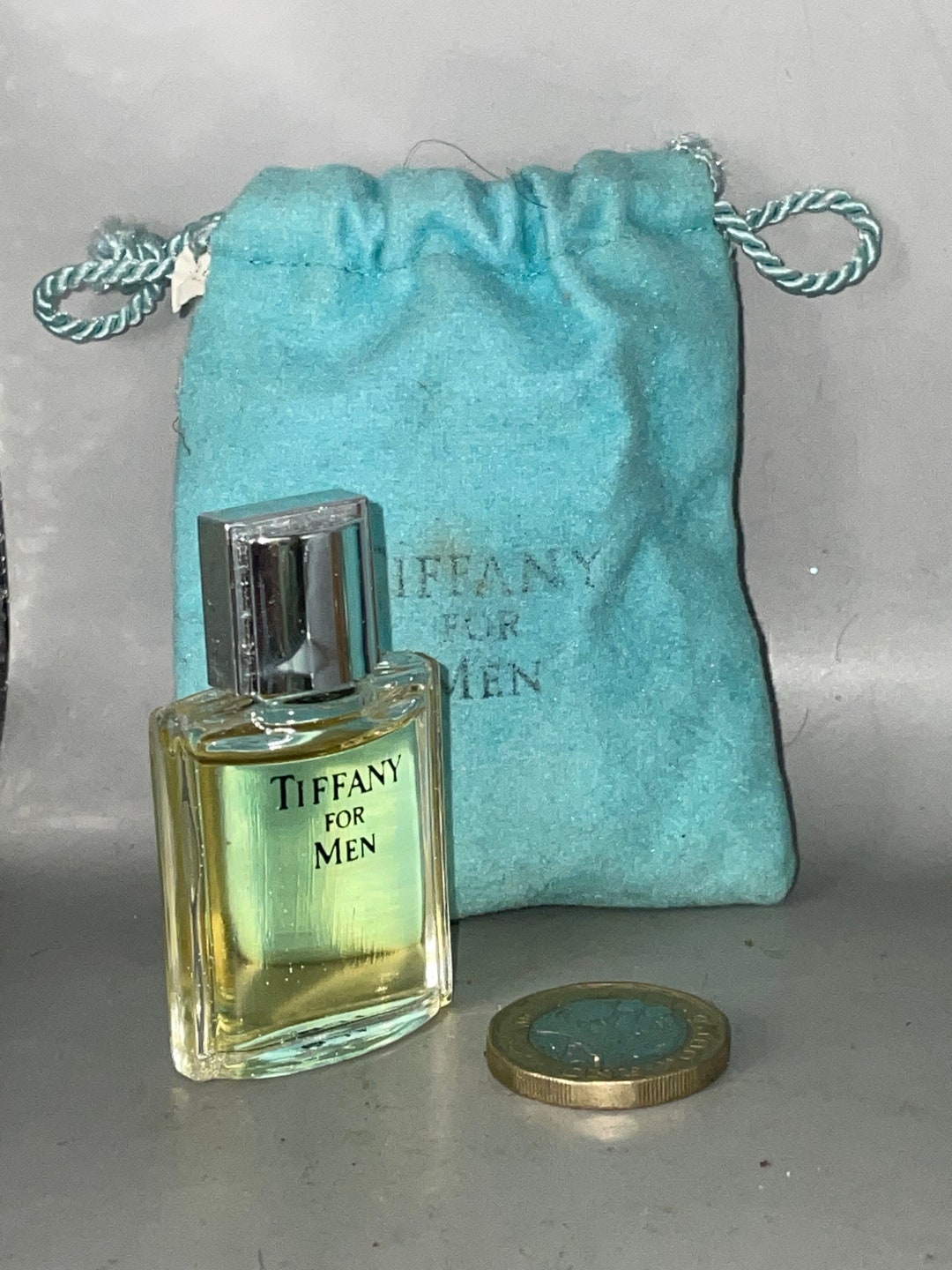Tiffany♥perfume bottle Large Dale Tiffany Teal Crackle Glass Perfume Bottle w/ Bird