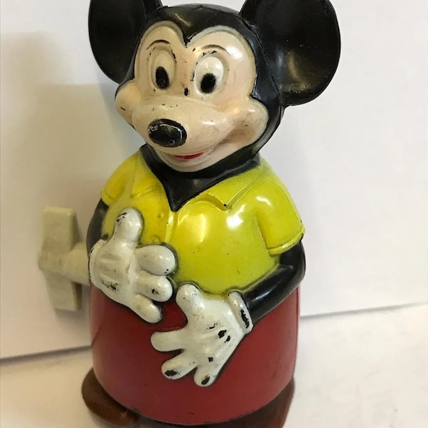 vintage, mechanical toy / figurine of Mickey Mouse  ,