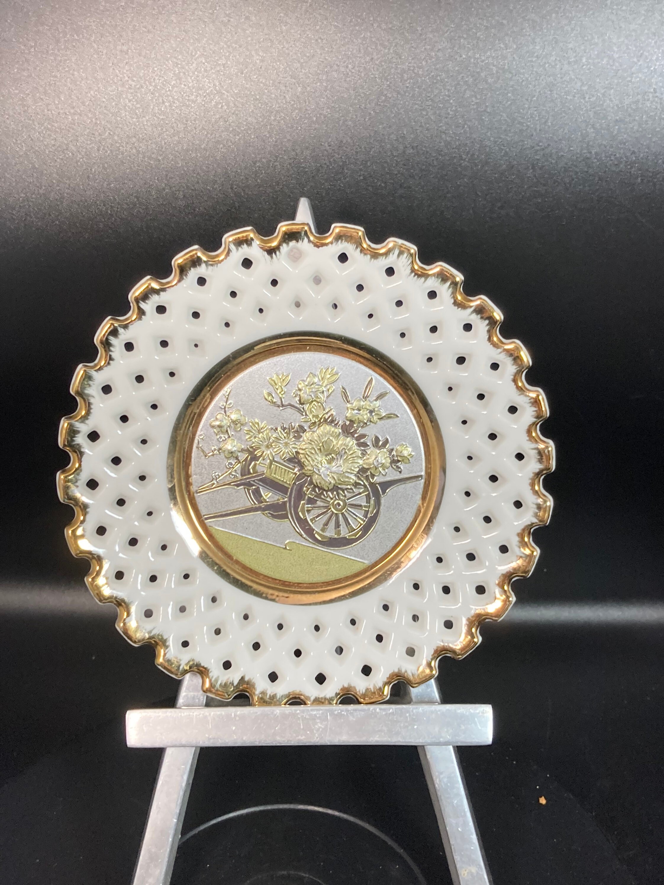 Set of Pair Vintage Miniature Decorative Plates/dishesmarked Etsy