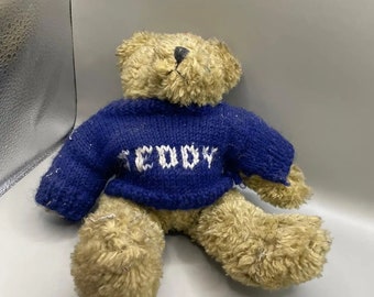 m*ん様 ブルーがかったシルバーブロンド アンティークベア テディベア ヴィンテ ブルーがかったシルバーブロンド アンティークベア テディベア