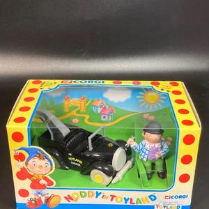 vintage,boxed car toy, corgi ,Noddy in Toyland PC  by Corgi Die-Cast Models, New Boxed 2001, mr sparks pick up truck