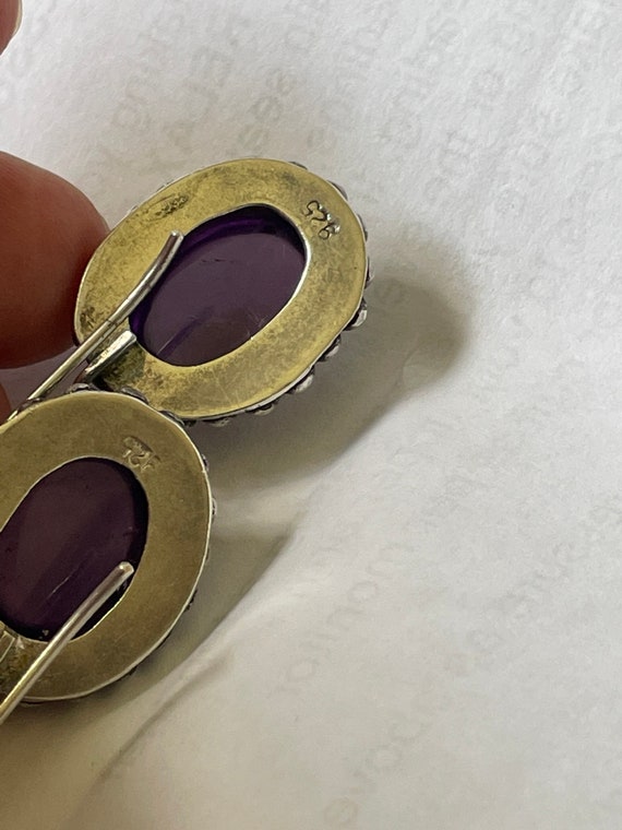 Vintage, solid silver ,hallmarked 925 framed , dr… - image 3