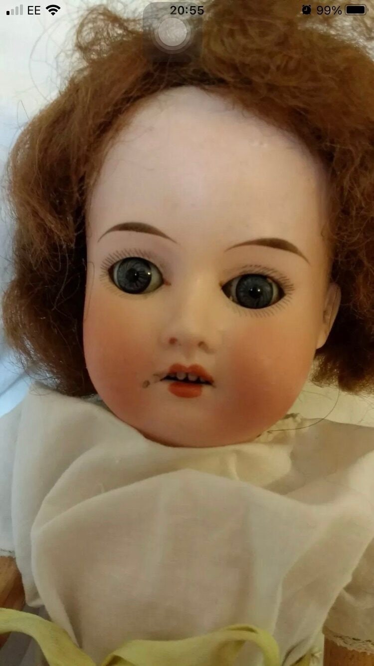 Antique 14” Armand Marseille #390 German Bisque Doll Ball Jointed Sleep  Eyes - Ellis Antiques