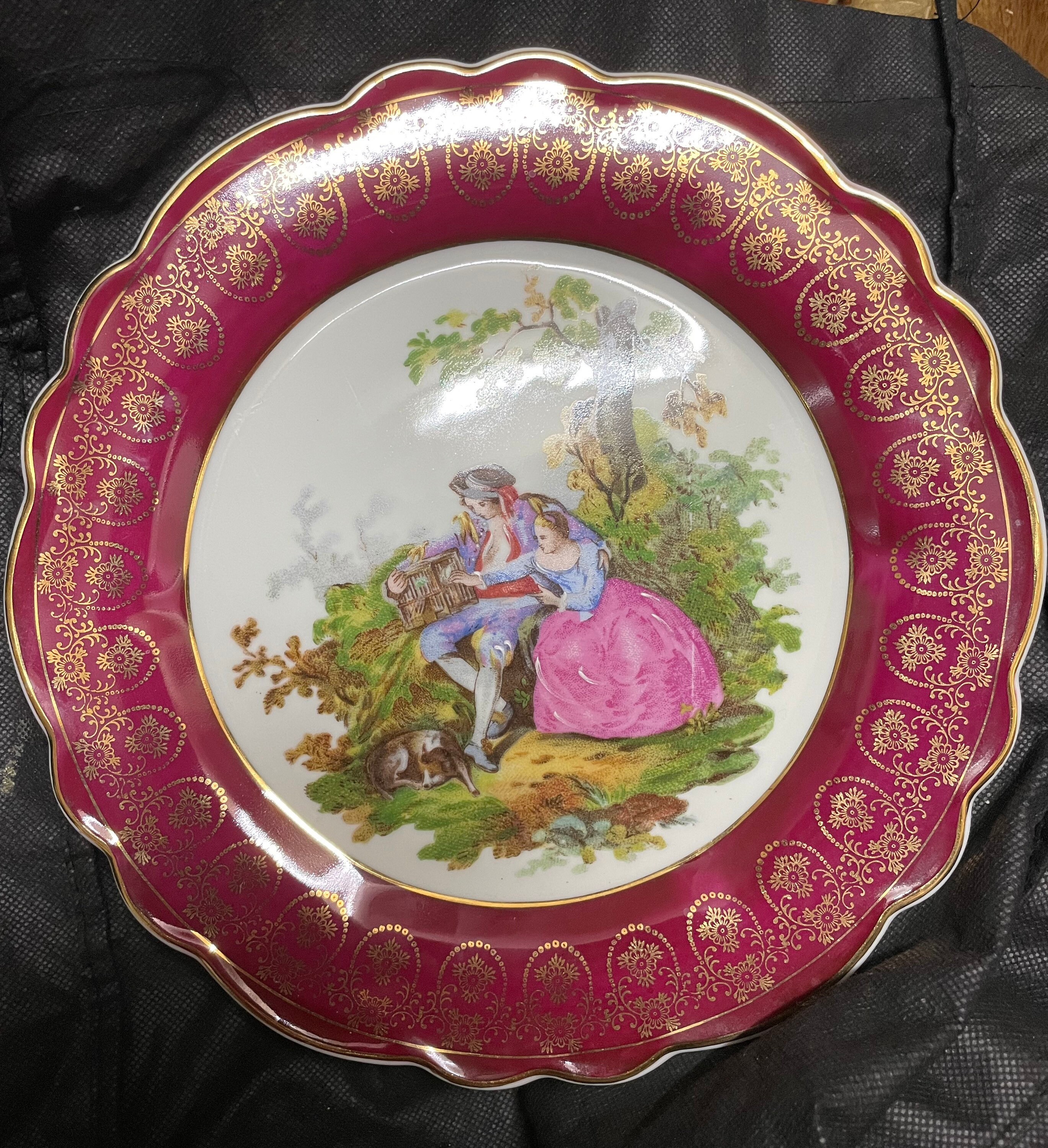 リモージュ Gourdeville グードヴィル 陶磁器 小皿 箱付き Gout de