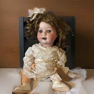 antique German  Heubach Koppelsdorf 300.4 doll ,with bisque head ,composite body