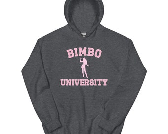 Sudadera con capucha de la Universidad Bimbo - Sudadera con capucha divertida Novedad Sudadera con capucha Girly Sudadera con capucha Y2K